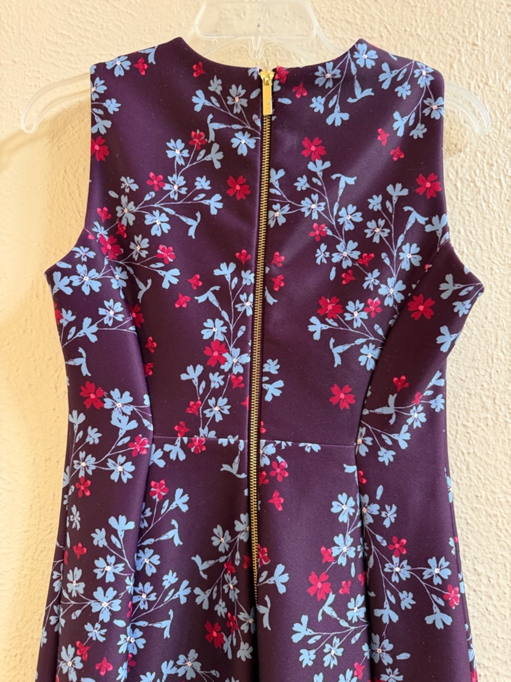 Calvin Klein purple floral sleeveless sheath dress - Picture 5 of 7